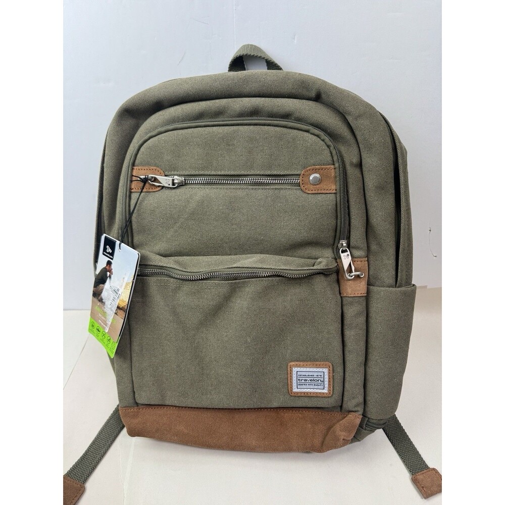 Travelon Anti Theft Heritage Collection Laptop Backpack NWT